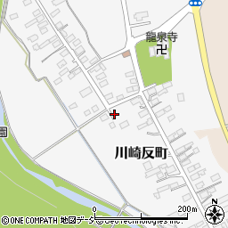 栃木県矢板市川崎反町周辺の地図