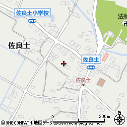 栃木県大田原市佐良土874-1周辺の地図