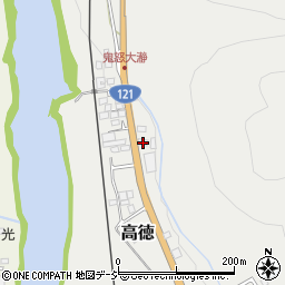 栃木県日光市高徳960周辺の地図