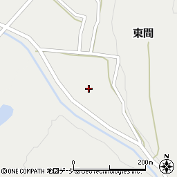 石川県羽咋郡宝達志水町東間カ周辺の地図
