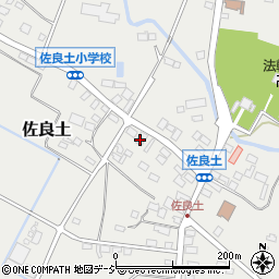 栃木県大田原市佐良土885周辺の地図