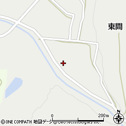 石川県羽咋郡宝達志水町東間ナ周辺の地図