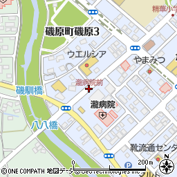 瀧病院前周辺の地図
