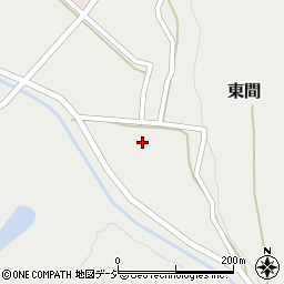 石川県羽咋郡宝達志水町東間カ116周辺の地図