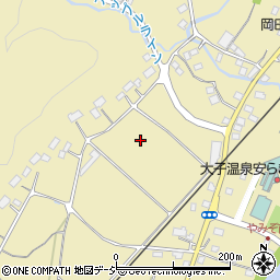 茨城県大子町（久慈郡）矢田周辺の地図