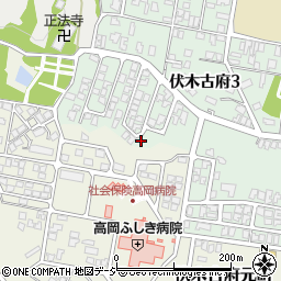 伏木古府第1児童公園周辺の地図