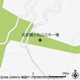 北志賀小丸山スキー場周辺の地図