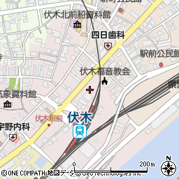 富山新聞伏木販売店周辺の地図