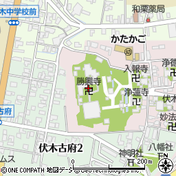 勝興寺周辺の地図