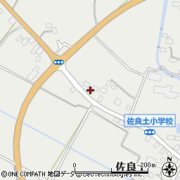 栃木県大田原市佐良土964-1周辺の地図
