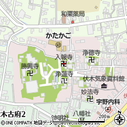 入報寺周辺の地図