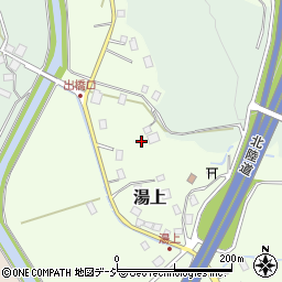 富山県魚津市湯上周辺の地図