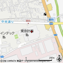 東京計器株式会社矢板工場周辺の地図
