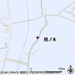 栃木県塩谷郡塩谷町熊ノ木周辺の地図