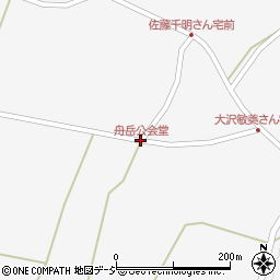 舟岳公会堂周辺の地図