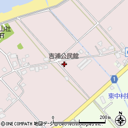 吉浦公民館周辺の地図