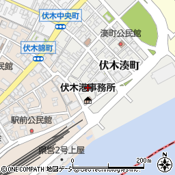 富山県高岡市伏木湊町周辺の地図
