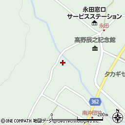 長野県中野市永江129周辺の地図
