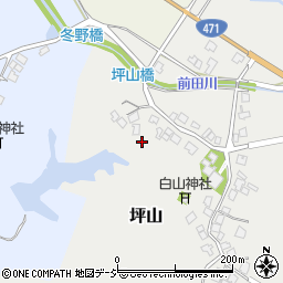 石川県羽咋郡宝達志水町坪山リ周辺の地図