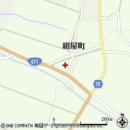 石川県羽咋郡宝達志水町紺屋町ヘ周辺の地図