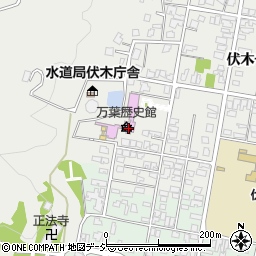 高岡市万葉歴史館周辺の地図