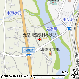 鬼怒川温泉あけび周辺の地図