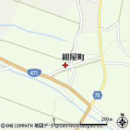 石川県宝達志水町（羽咋郡）紺屋町（乙）周辺の地図