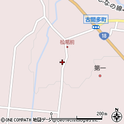 長野県上水内郡信濃町古間多町周辺の地図