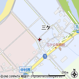 富山県滑川市三ケ51-2周辺の地図