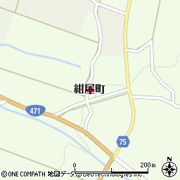 石川県羽咋郡宝達志水町紺屋町周辺の地図