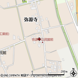 弥源寺公民館周辺の地図