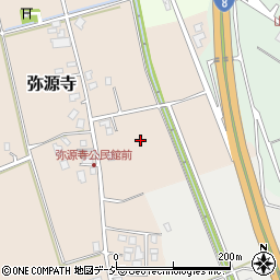 富山県魚津市弥源寺周辺の地図