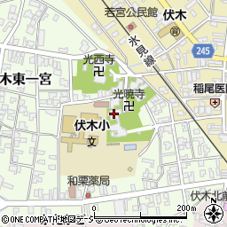 伏木神社周辺の地図