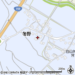 石川県羽咋郡宝達志水町冬野ト周辺の地図