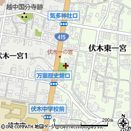 富山県高岡市伏木東一宮7周辺の地図
