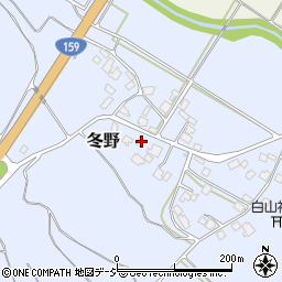 石川県羽咋郡宝達志水町冬野ト80-1周辺の地図
