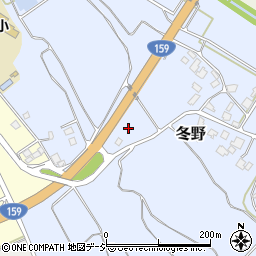 石川県宝達志水町（羽咋郡）冬野（谷）周辺の地図