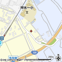 石川県羽咋郡宝達志水町免田子周辺の地図