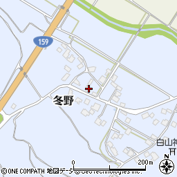 石川県羽咋郡宝達志水町冬野ト70周辺の地図