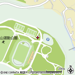 魚津桃山運動公園テニスコート周辺の地図