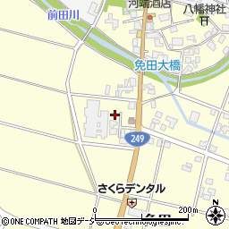 石川県羽咋郡宝達志水町免田ホ周辺の地図