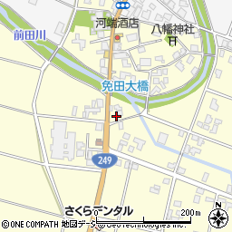石川県羽咋郡宝達志水町免田ヨ周辺の地図