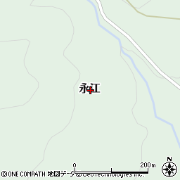 長野県中野市永江周辺の地図