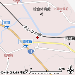 コメリハード＆グリーン信濃町店周辺の地図