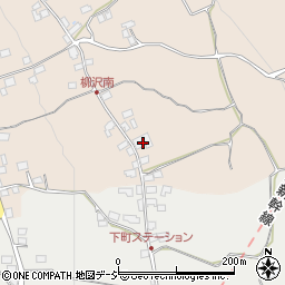 長野県中野市柳沢693周辺の地図