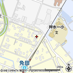 石川県羽咋郡宝達志水町免田ソ周辺の地図
