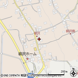 長野県中野市柳沢575周辺の地図