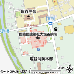 国際医療福祉大学塩谷病院周辺の地図