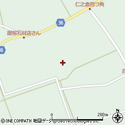 長野県信濃町（上水内郡）柏原（仁の倉）周辺の地図
