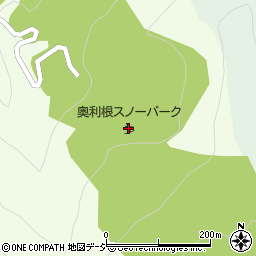 奥利根スノーパーク周辺の地図